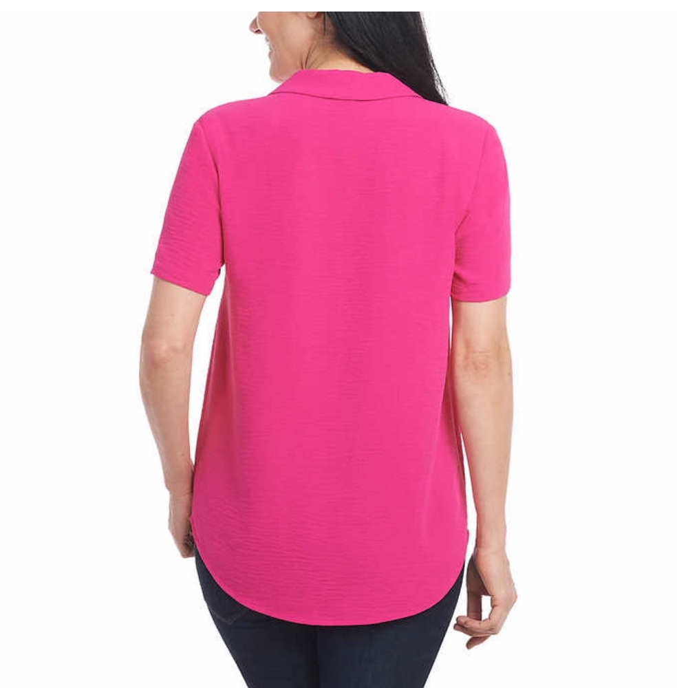 NWT Hilary Radley Ladies' PInk Blouse - Picture 3 of 5